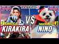 T8  kirakira 1 ranked jun vs nino 1 ranked panda  tekken 8 high level gameplay