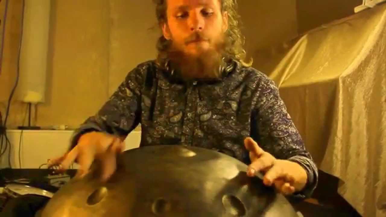 Pasha Aeon - Handpan improvisation. LightSide of Sound studio 2015