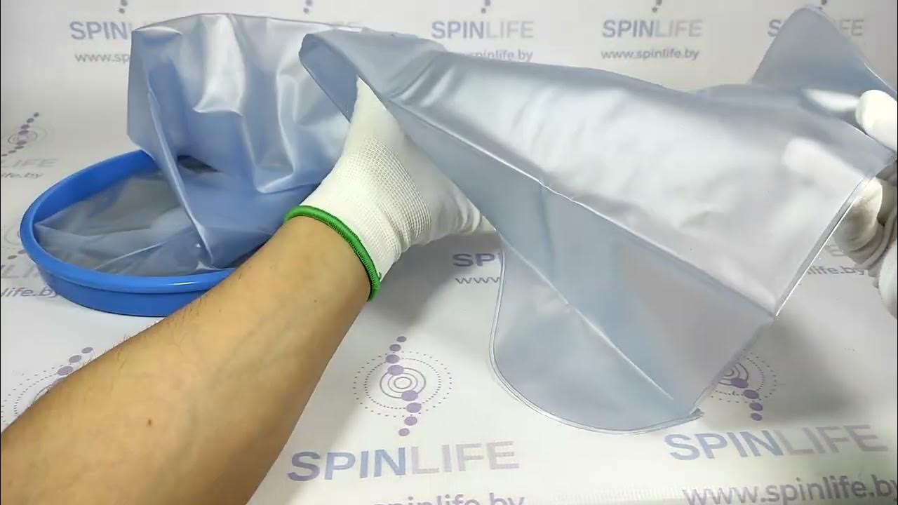 Водонепроницаемый чехол на гипс, для ноги, длинный - YouTube