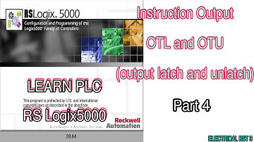 How to learn PLC RSLogix 5000 instruction Output Latch & Unlatch part 4 //ELECTRICAL BST 3