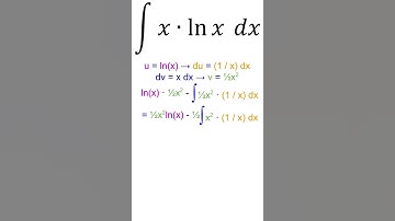 Integrate x ln x #maths #integration
