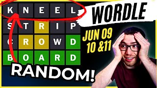 My Starting Guess is RANDOM | Kenny Plays Wordle - June 9-11, 2025