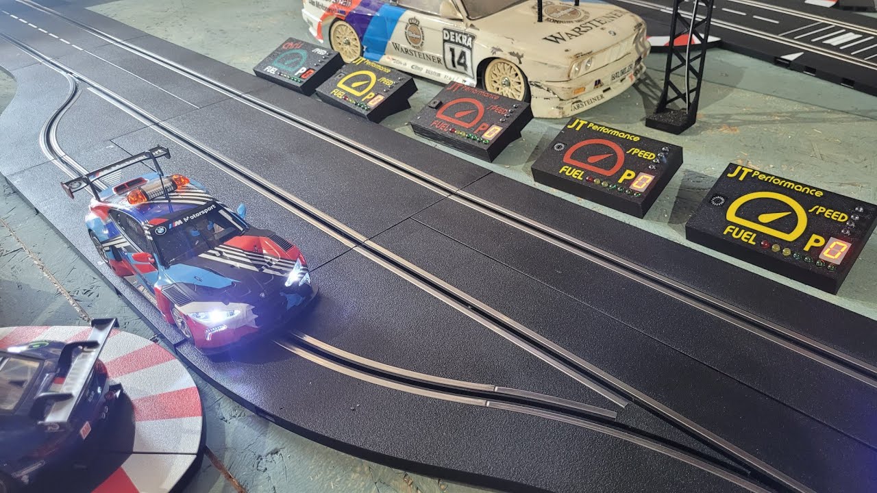 Modifizierung Einfahrtsweiche an der Safetycar Boxengasse. Carrera Digital.