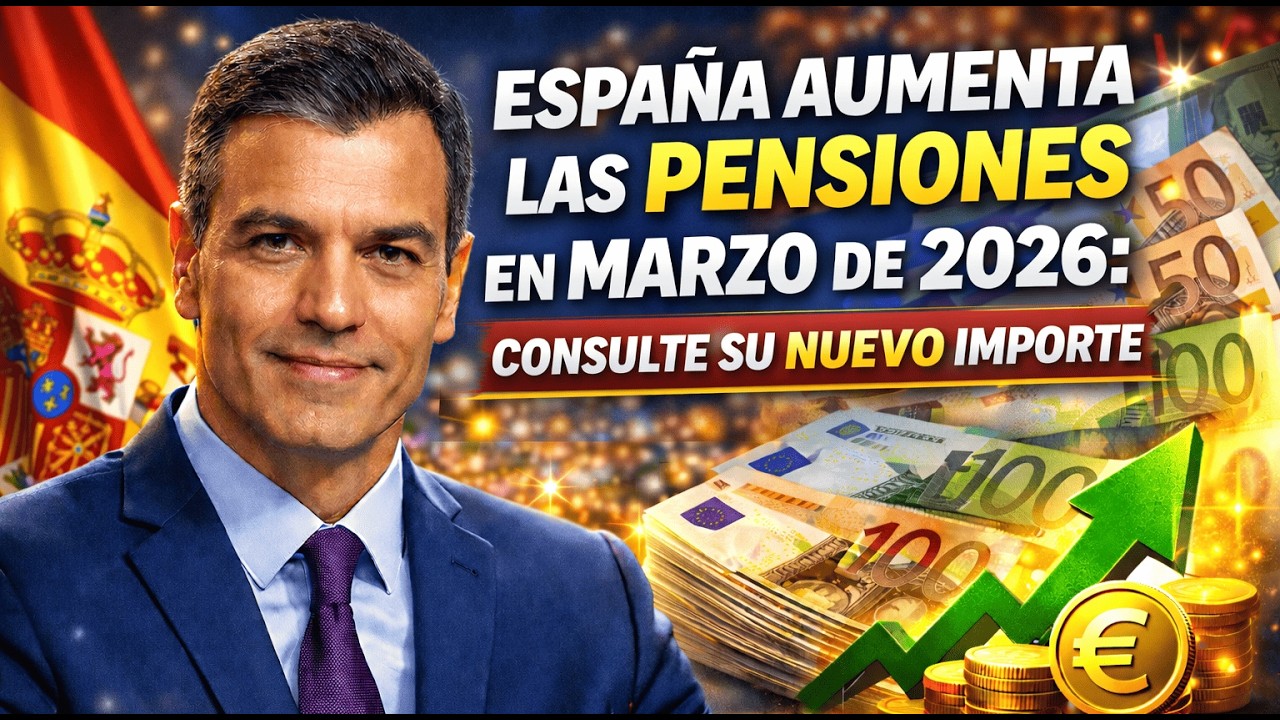 Las pensiones en España SUBEN en marzo de 2026: Se confirman mayores pagos para los jubilados