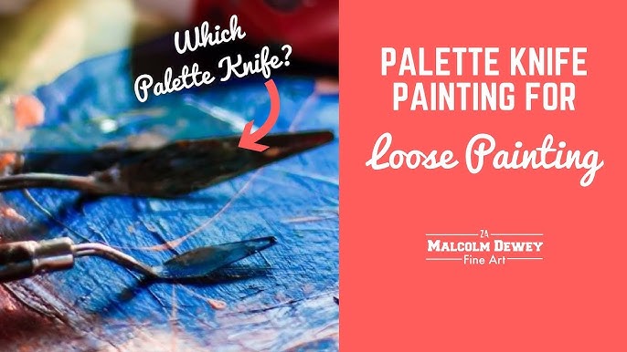 Palette knives and painting knives – the subtle differences explained by  Hannah – Tindalls Arts & Graphics
