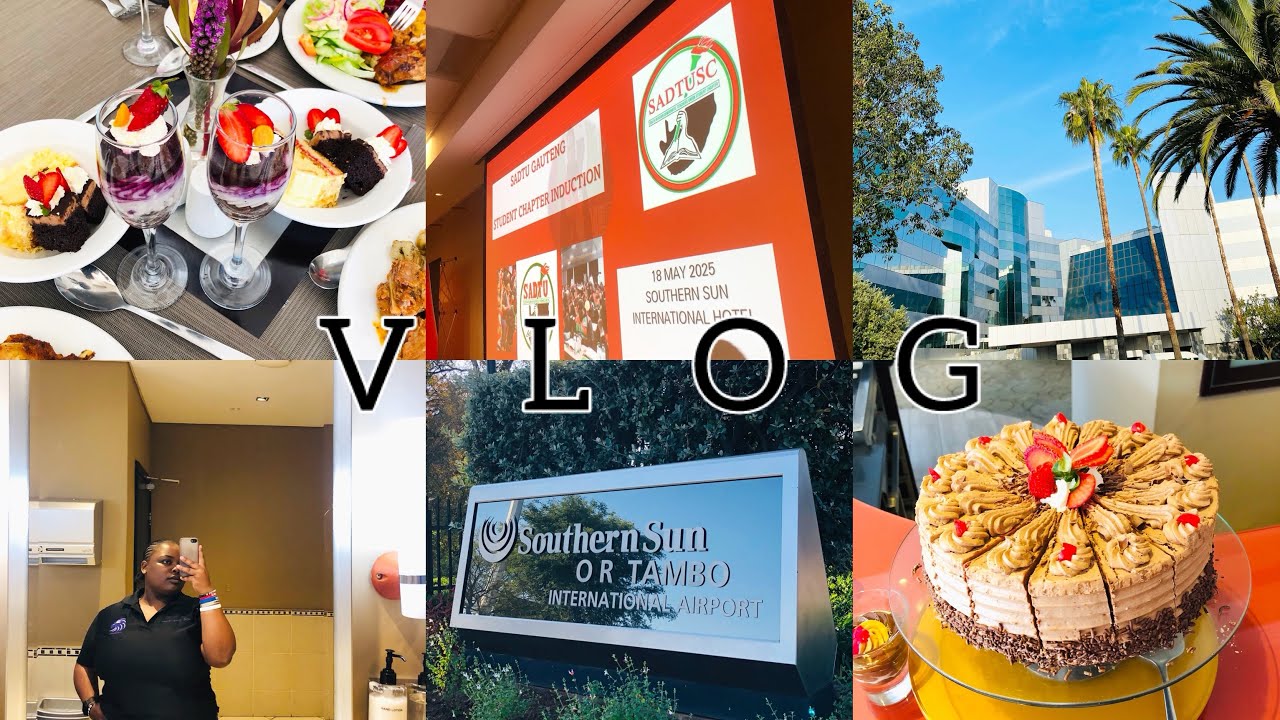 VLOG: SADTU induction @OR Tambo Airport HOTEL (Hotel Buffet & More)