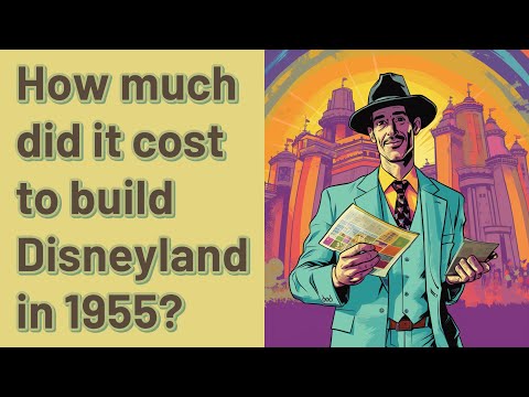 How Much Did It Cost To Build Disneyland In 1955?