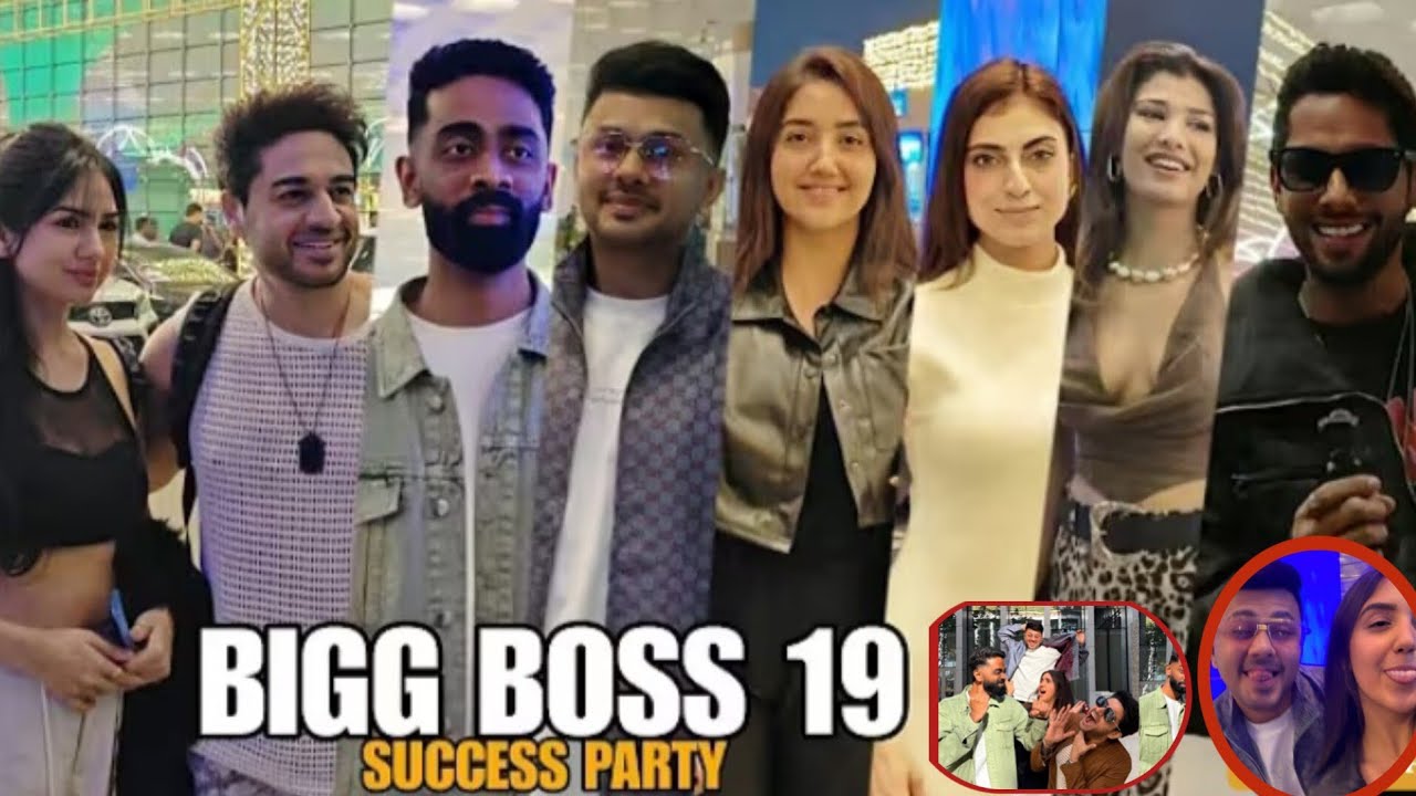 Bigg Boss 19 Success Party In Dubai | GK | Pranit More | Ashnoor Kaur | Farhana Bhatt | Baseer Ali