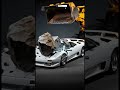 Excavator vs Lamborghini: Epic Rock Destroyed