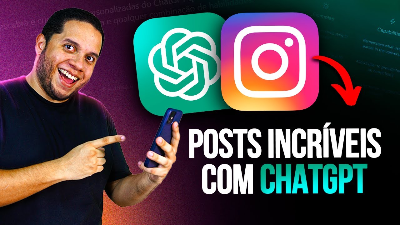 Post no Instagram com ChatGPT