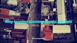 ALUN-ALUN NGANJUK ( Senajan setaun tak enteni) Versi Keroncong