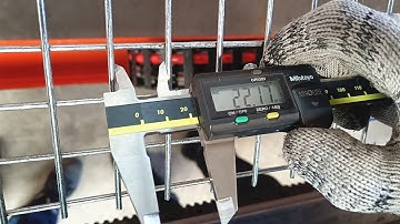 25*25mm welded wire mesh panel machine for 2-6mm