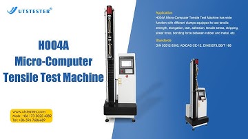 H004A Single Column Tensile Strength Tester