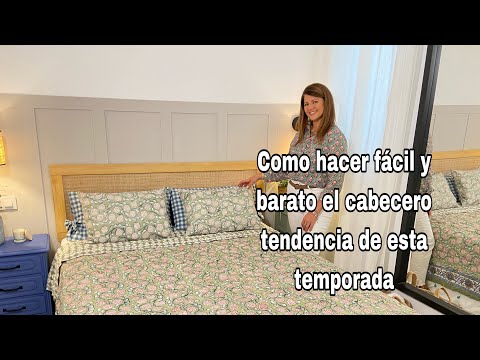 DIY Cómo hacer un cabecero facil y barato / Tendencia deco 2022 hqdefault