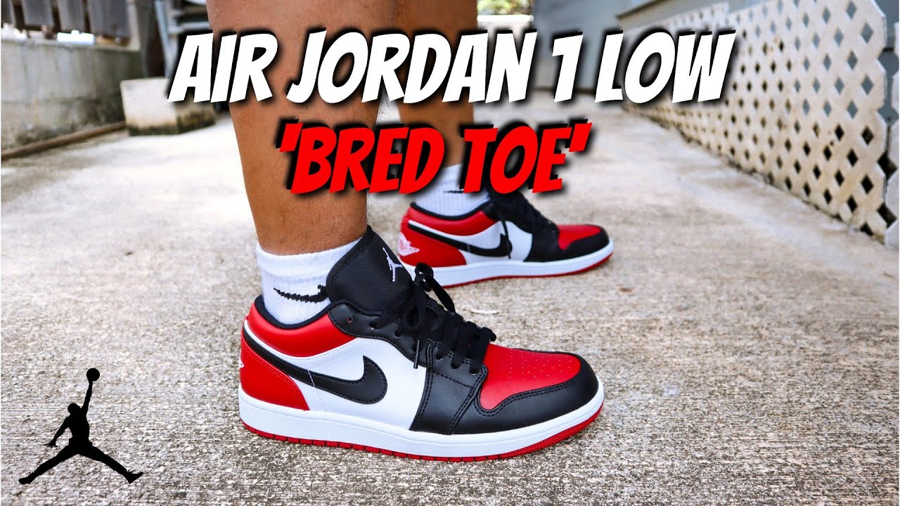 Air Jordan 1 Low 'Bred Toe' | Review & On Feet - Youtube