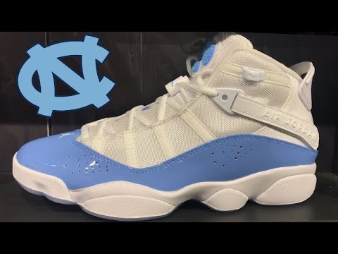 jordan six rings unc