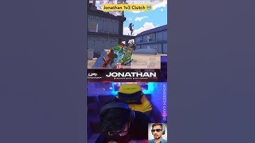 JONATHAN GAMING HACKER 1v3 CLUTCH in BGMI TOURNAMENT🥵M.V.P OR WOTT😱#jonathangaming #jonathan #bgmi
