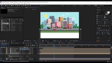 After effects cc The Complete Motion Graphics Design & VFX Lecture2 19   animating city vector 3