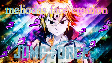 Meliodas from seven deadly sins face creation  jumpforce