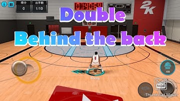 NBA 2K Mobile Dribble Tutorial 5–Double Behind the back
