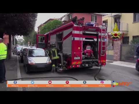 Vigili del Fuoco - Bologna, Incendio contatori elettrici di un condominio - www.HTO.tv