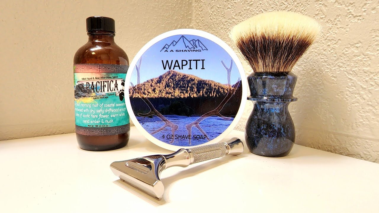 A A Shaving Wapiti, Trotter Handcrafts Brush, & Asylum Shave Works ...