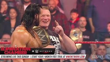 Wooww....Drew McIntyre Claymore Kicks Brock Lesnar 3X (Raw, March 2, 2020}