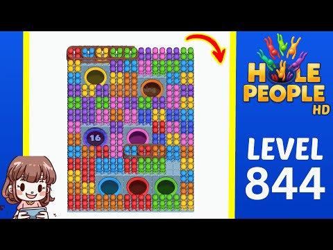 Hole People Level 844 Solution Walkthrough