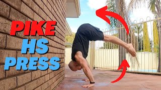 Unlock The Pike Press to Handstand