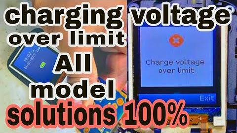 Charging voltage over limit 100% solution /all china mobile voltage problem solution/