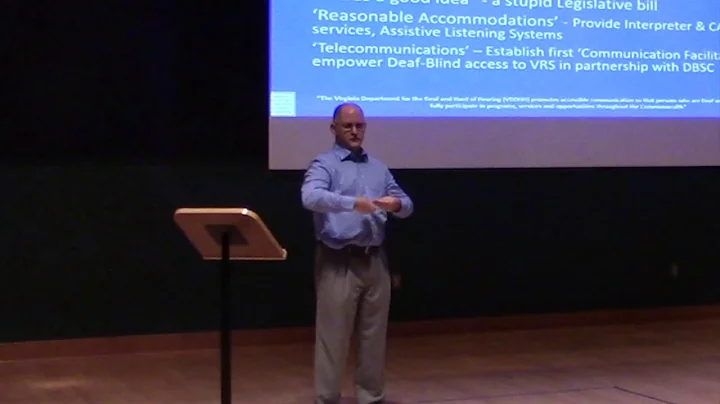 VDLA   Eric Raff presents "You, Me, and the Deaf C...