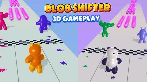 Blob Shifter 3D Shape Shifting Game Gameplay @monchinghagus