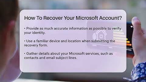 How To Recover Your Microsoft Account? - Talking Tech Trends