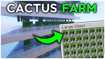The MOST EFFICIENT Cactus Farm in Minecraft 1.21 (Tutorial)