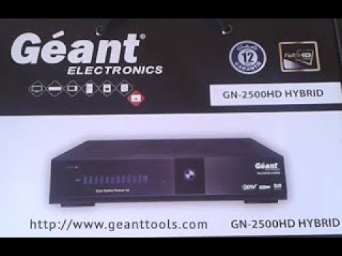 mise a jour geant gn 2500 hd new