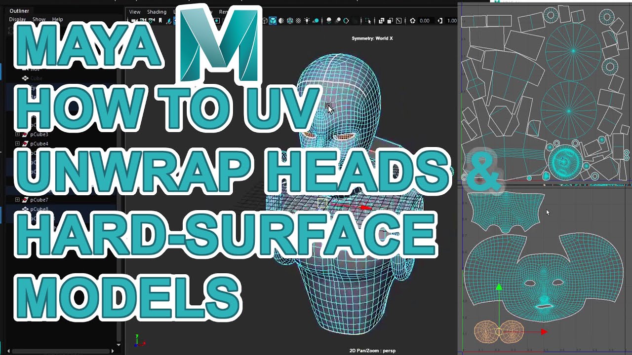 How to UV Unwrap a Game Model | Maya Tutorial #4 - YouTube