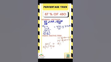 PERCENTAGE #shortvideos #trending #trendingshorts #mathsshorts #shorts #vedicmaths