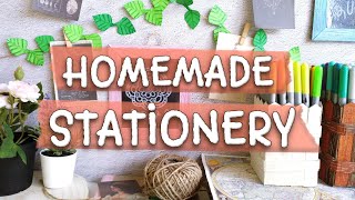 DIY STATIONERY IDEAS (9) 🌜HOMEMADE DESK DECOR and ORGANIZATION ITEMS ✨RECYCLE CRAFTS TO MAKE AT HOME