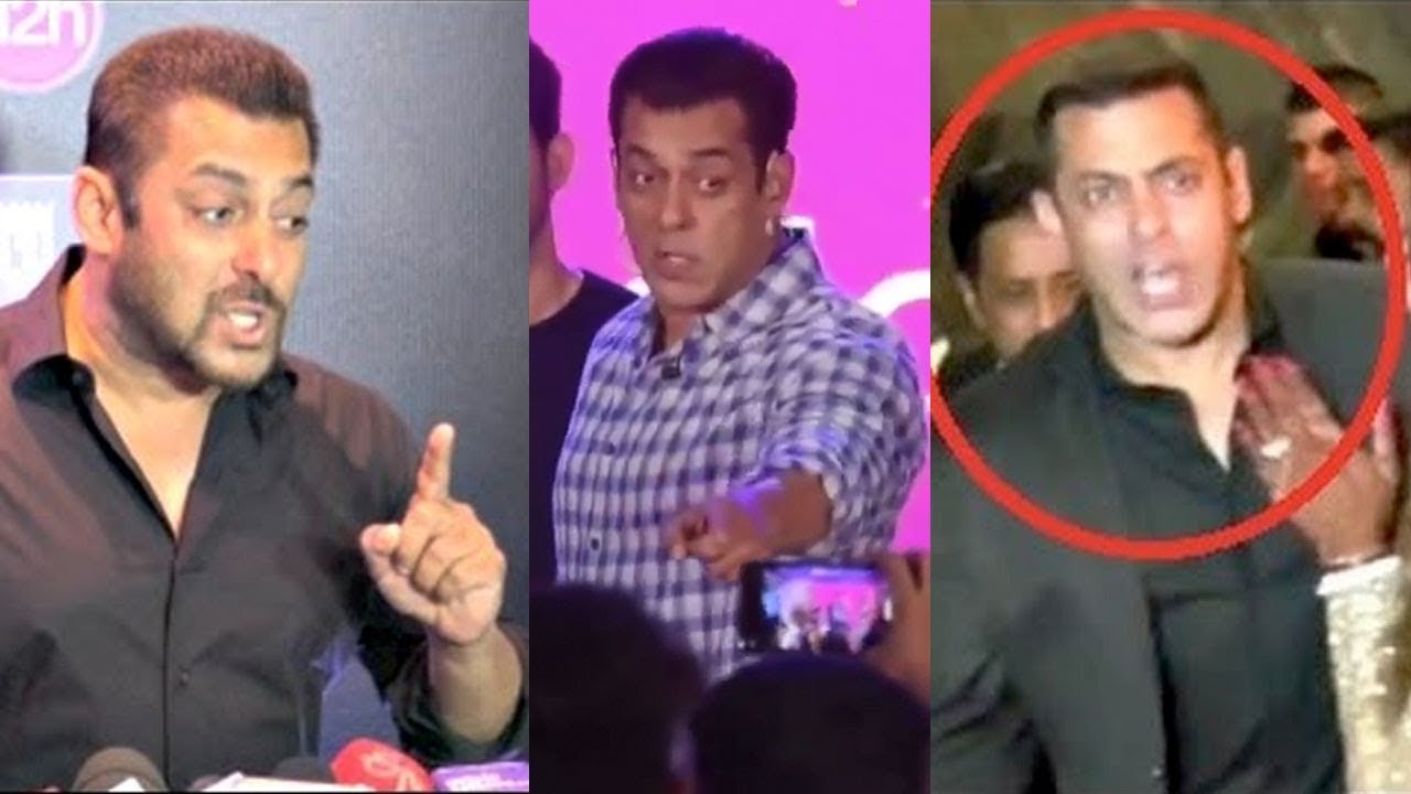 All Moments When Salman Khan Got ANGRY On Media  Salman Khan FIGHT With Media