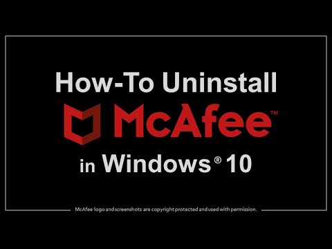 How to Uninstall McAfee Security Software in Windows 10 hqdefault