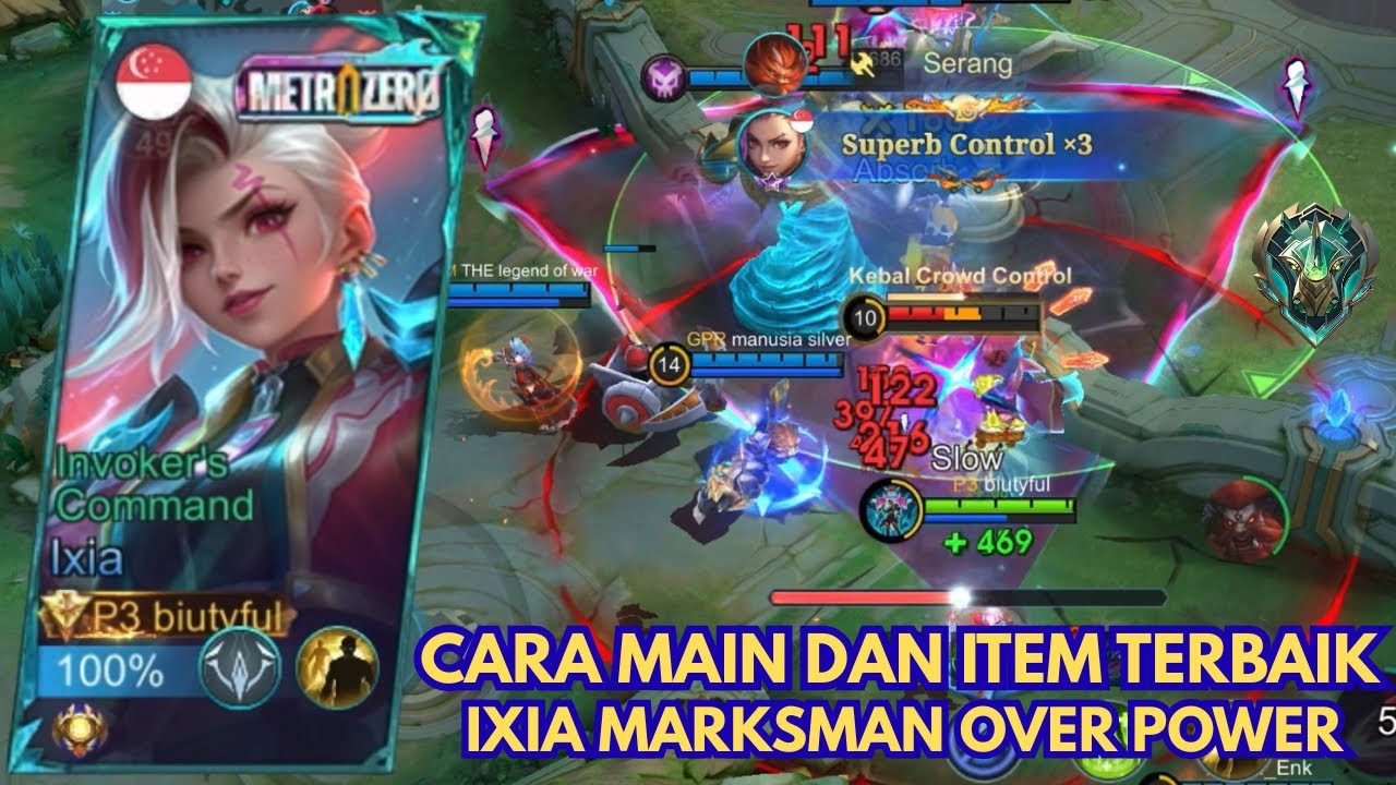 PAKAI IXIA SEKARANG !! MARKSMAN YANG BELUM DI-NERF MOONTON !! OVER POWER SEKALI ULTI AUTO MENANG !!!