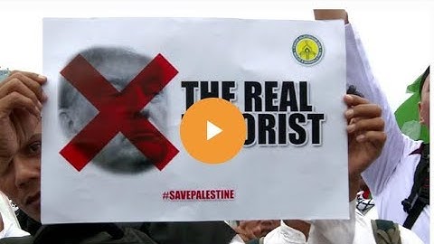 Thousands rally in Jakarta against US Jerusalem move