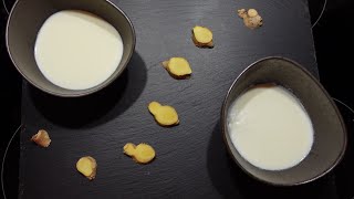 Chinese GINGER MILK PUDDING made according to a traditional Cantonese recipe! Quick preparation!