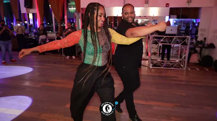 Desiree Godsell and Alex Morel Bachata Class at Sa...