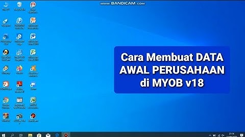 Cara Membuat DATA AWAL PERUSAHAAN di MYOB v18