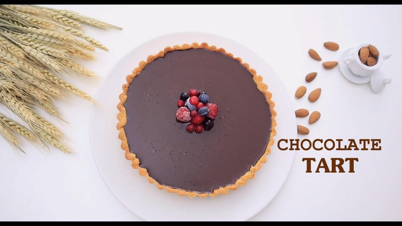 Silkiest Chocolate Tart Recipe | Tarte au Chocolat