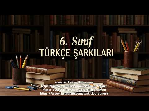 6. Sınıf Türkçe Gerçek, Mecaz, Terim Anlam şarkısı v 2 — 6. Sınıf Türkçe eğitim şarkısı kapak görseli