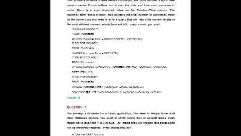 Passleader 70-461 Questions Answers