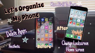 Let’s Organize My Phone & Change Lockscreen, Homescreen Wallpaper (Aesthetic) | ItsMsTiffanyRe G screenshot 1
