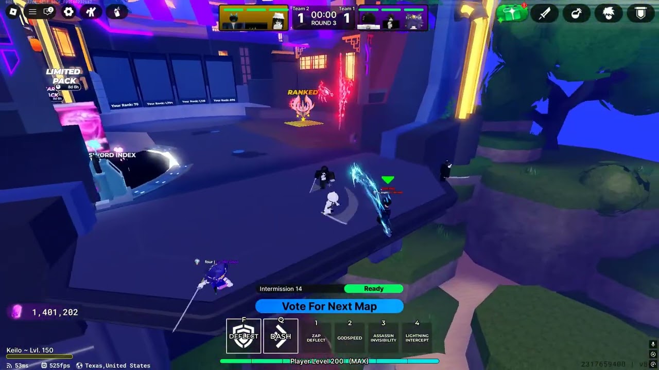 Deathball Ranked 3vs3 against Competitive Trios #3 (RAW GAMEPLAY)